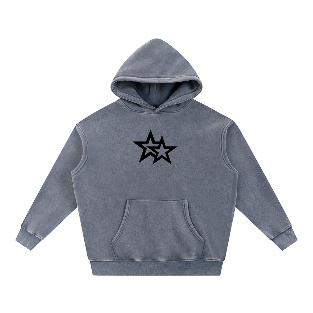 Washed Fleece Oversize Hoodie