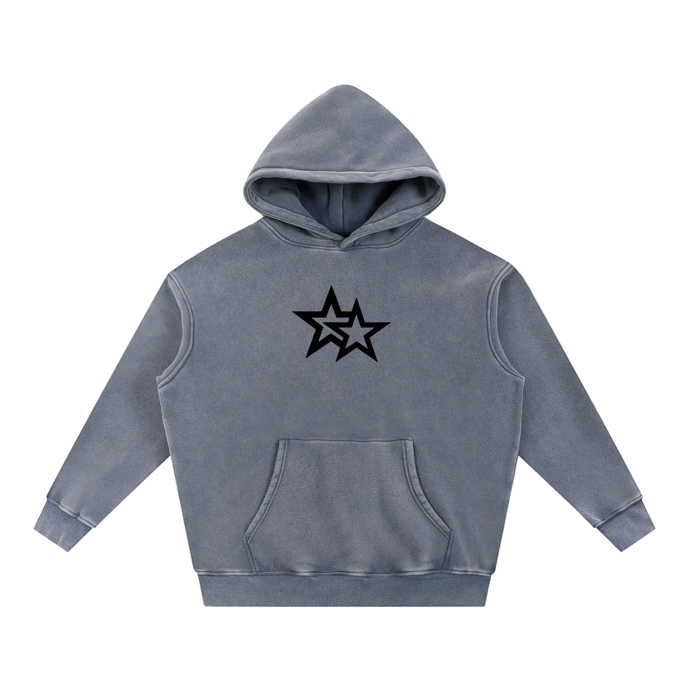 Washed Fleece Oversize Hoodie