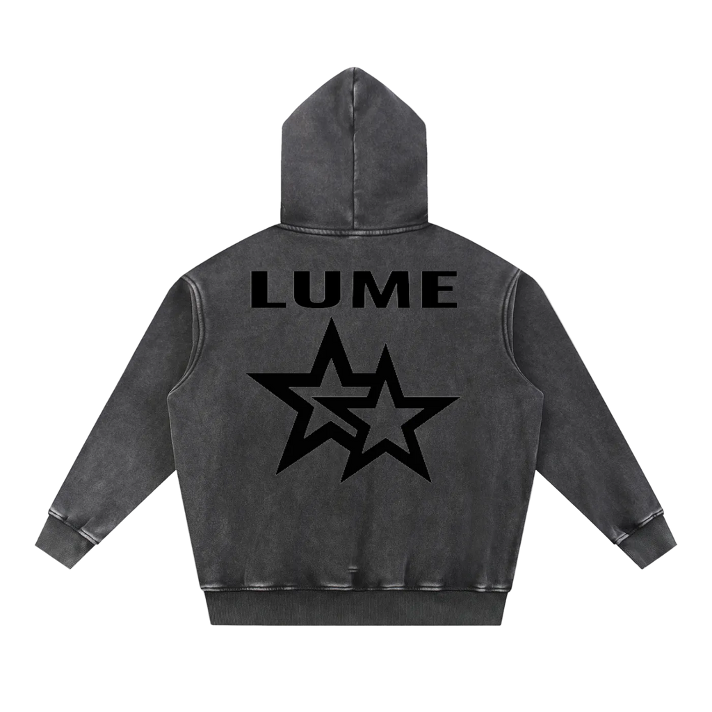Washed Fleece Oversize Hoodie