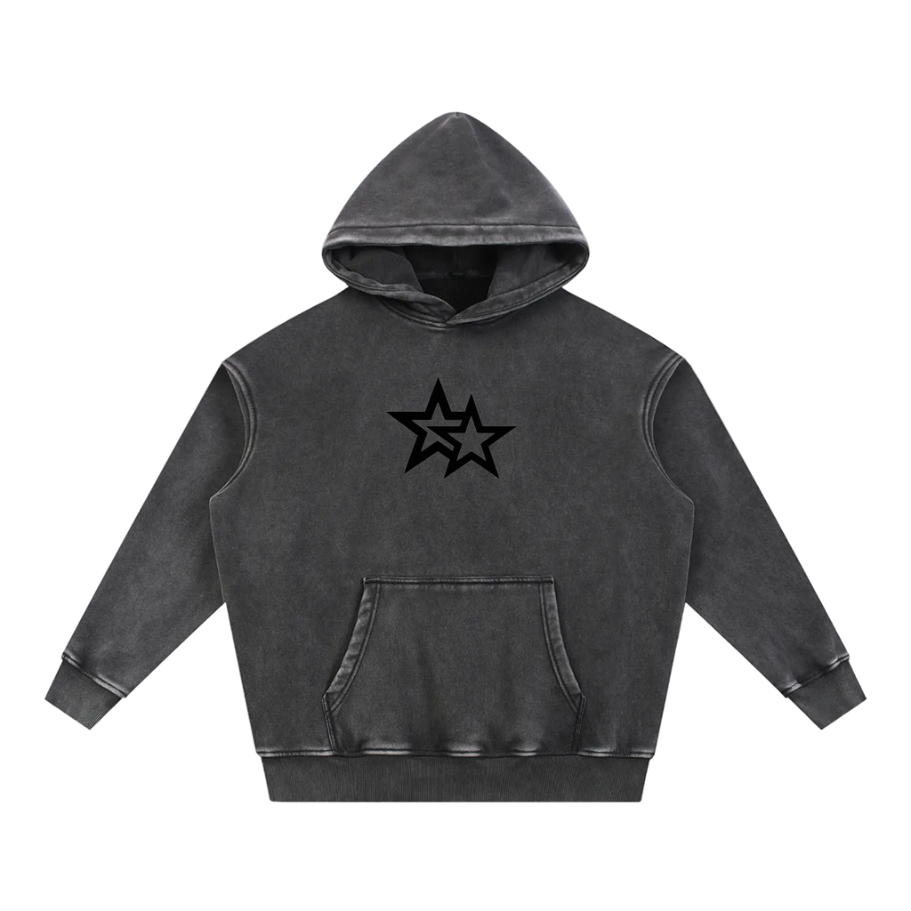 Washed Fleece Oversize Hoodie